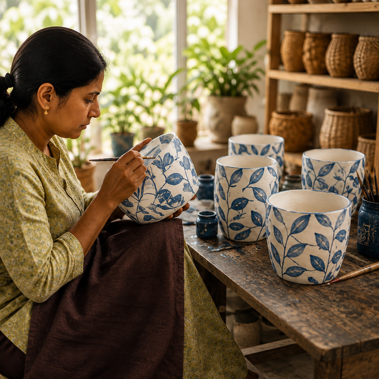 Indian artisans manufacturing premium home decor products